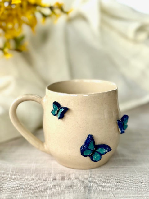 Blue Butterfly Mug