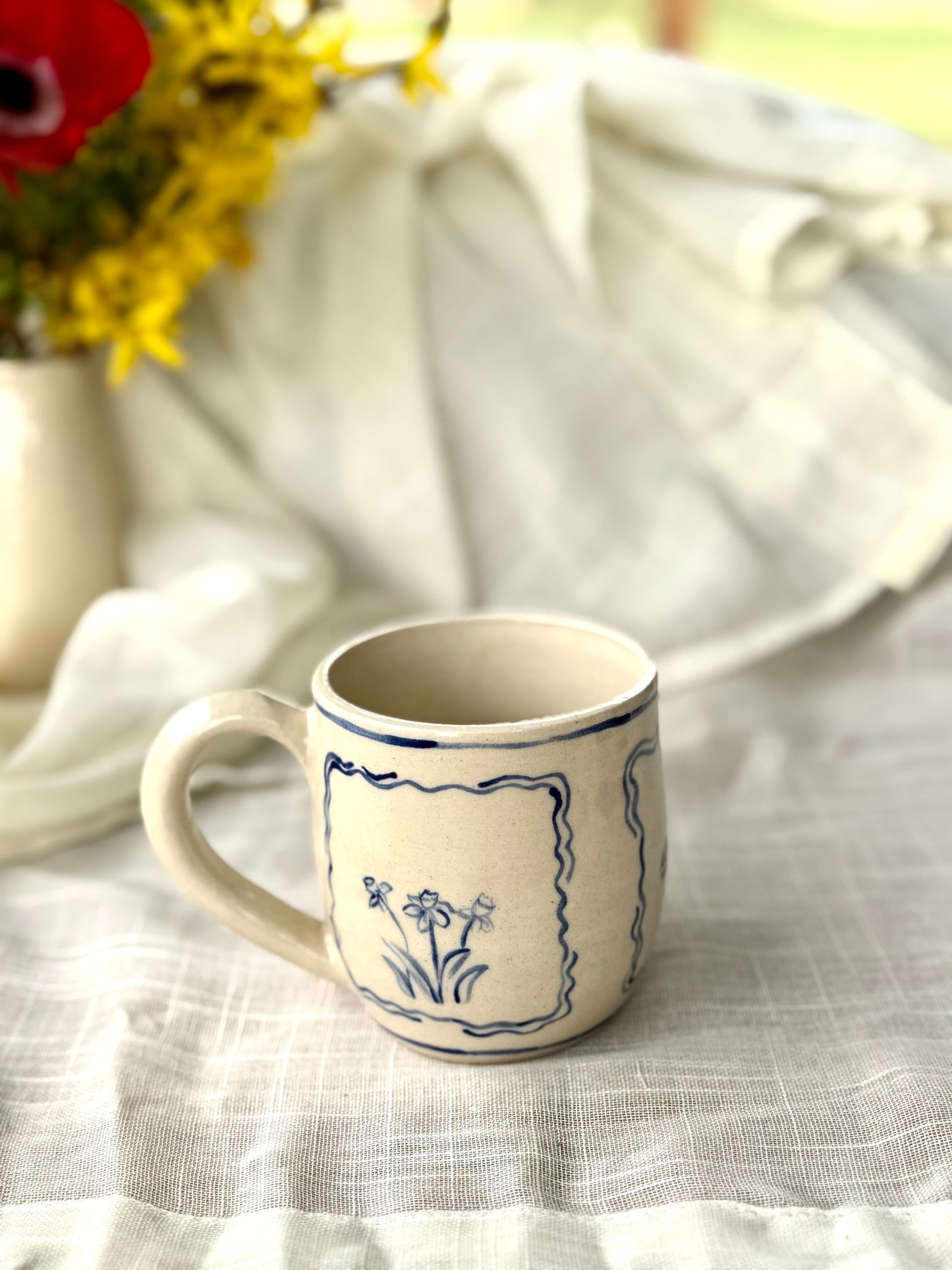 Blue Bouquet Mug