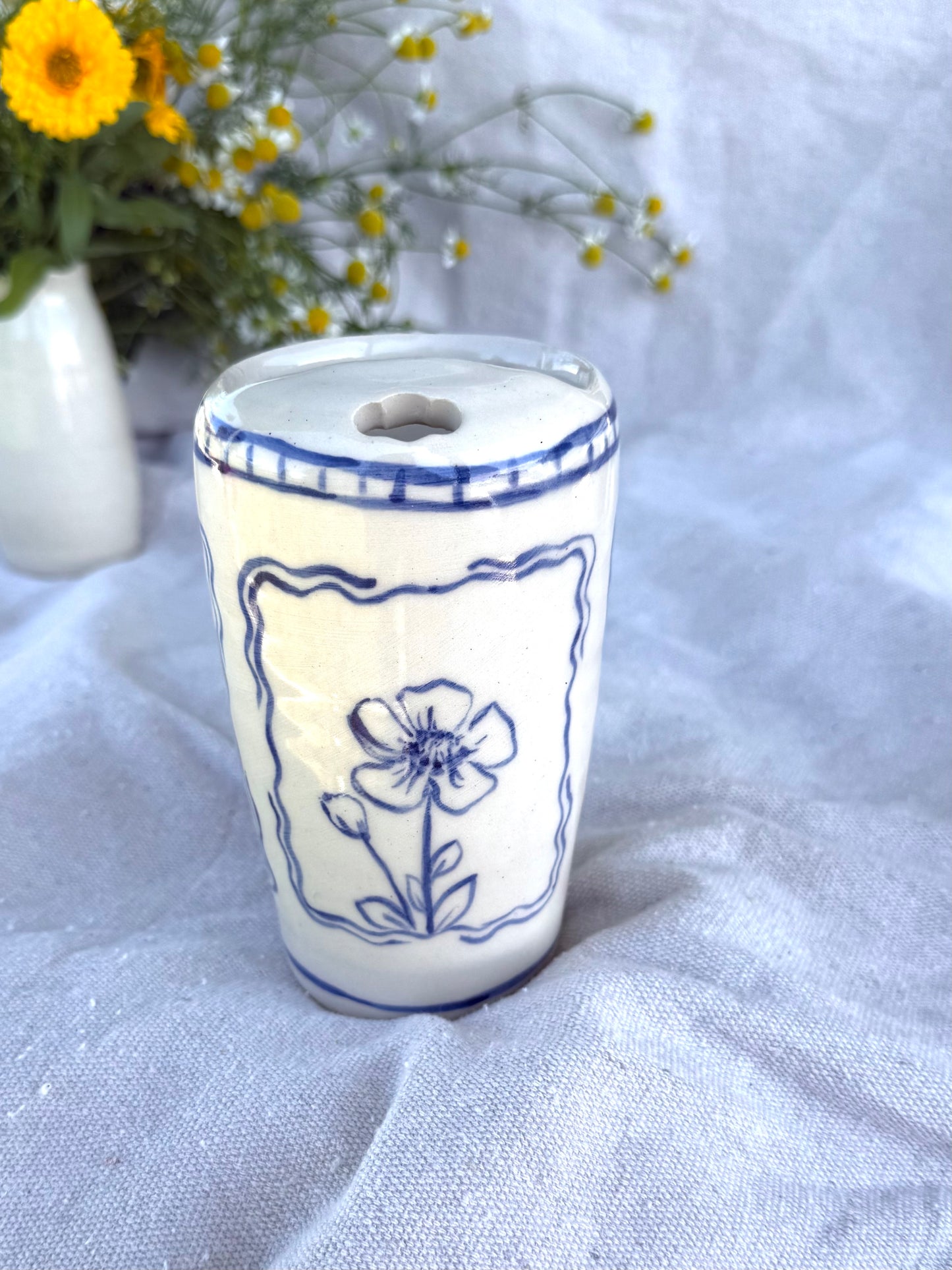 Blue Stamp To-Go Cup